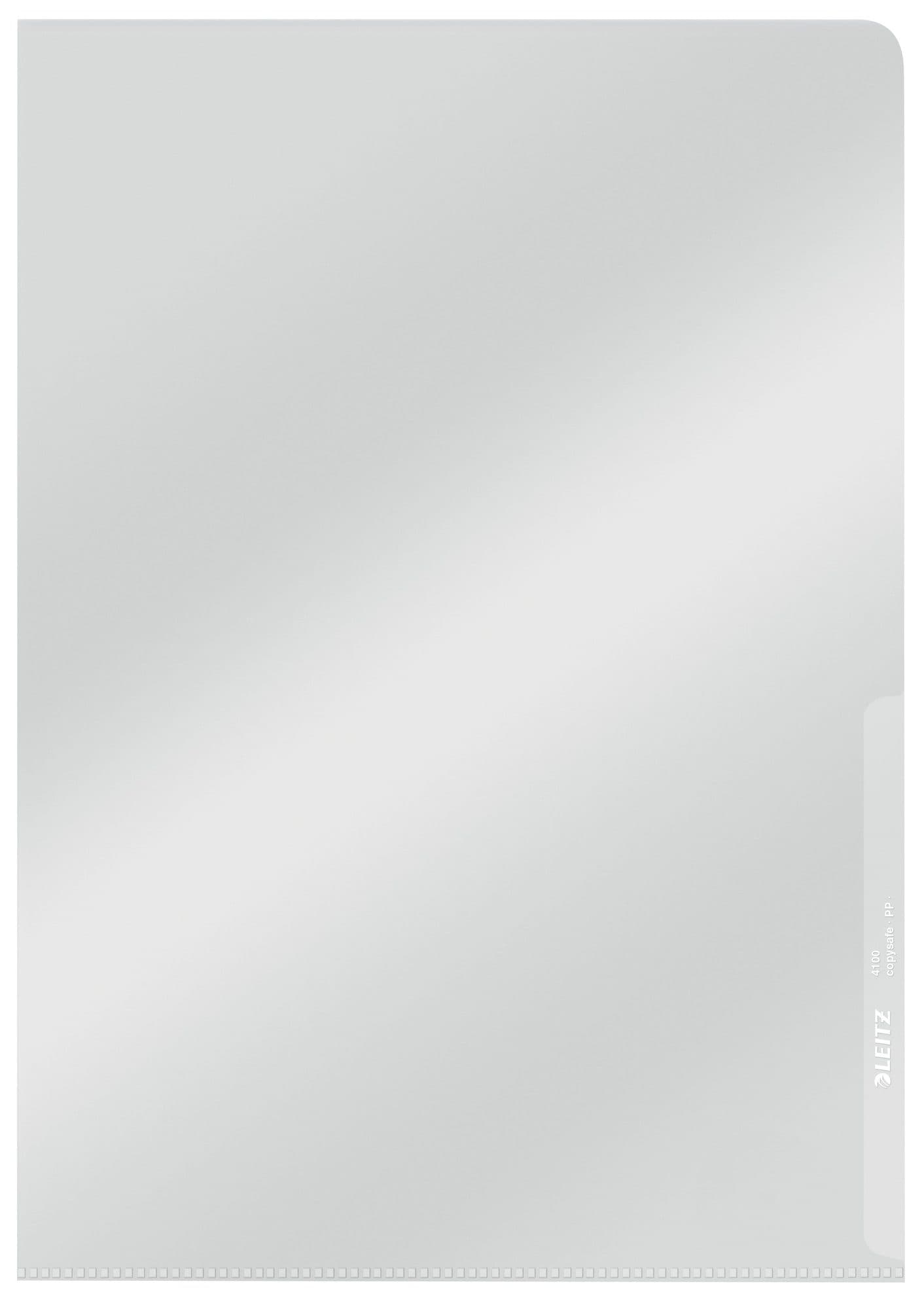 Insteekmap L-model Leitz Premium lasnaad copy safe 0.15mm PVC A4 transparant 100 stuks