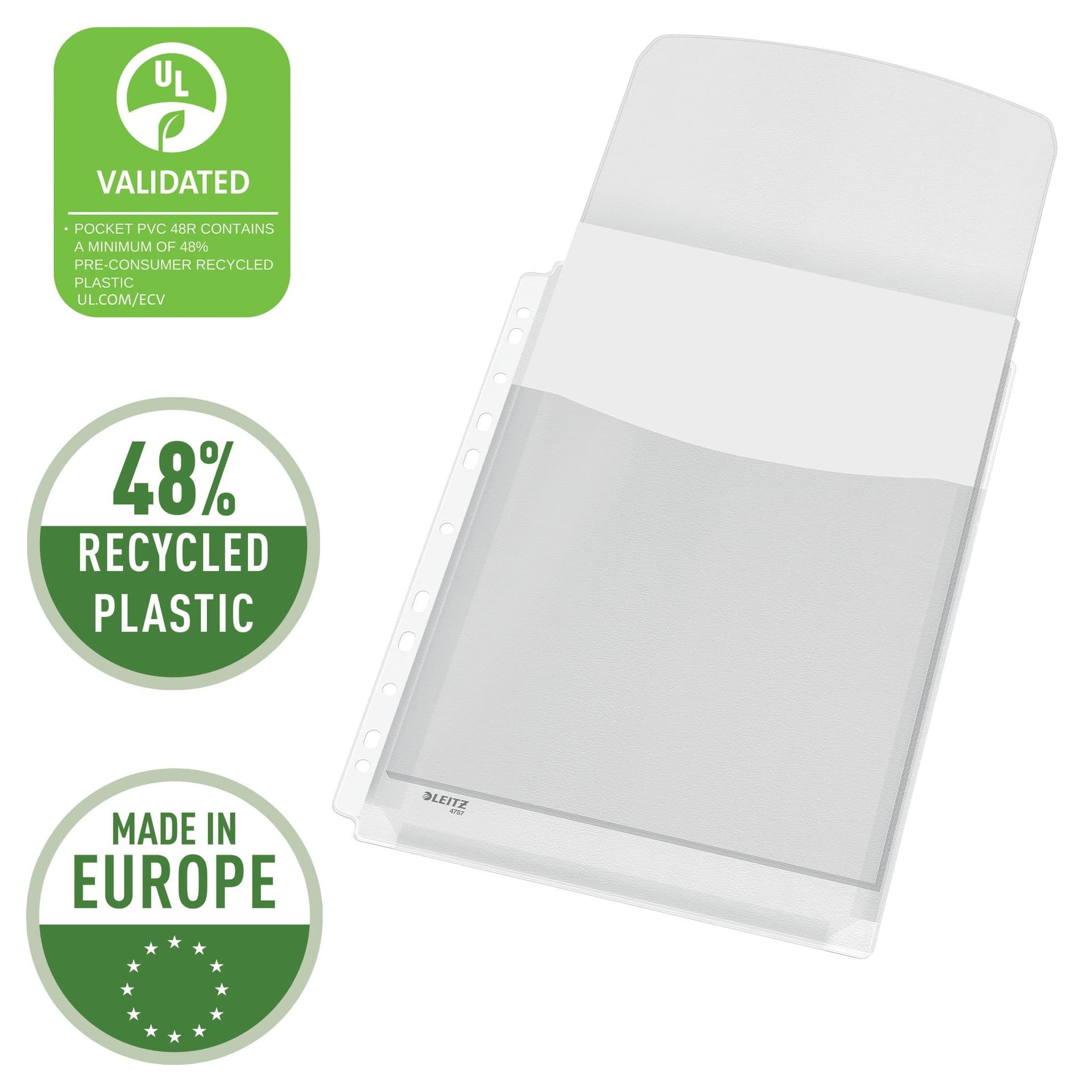 Harmonica showtas Leitz Premium met klep 0.17mm PVC A4 5 stuks 5