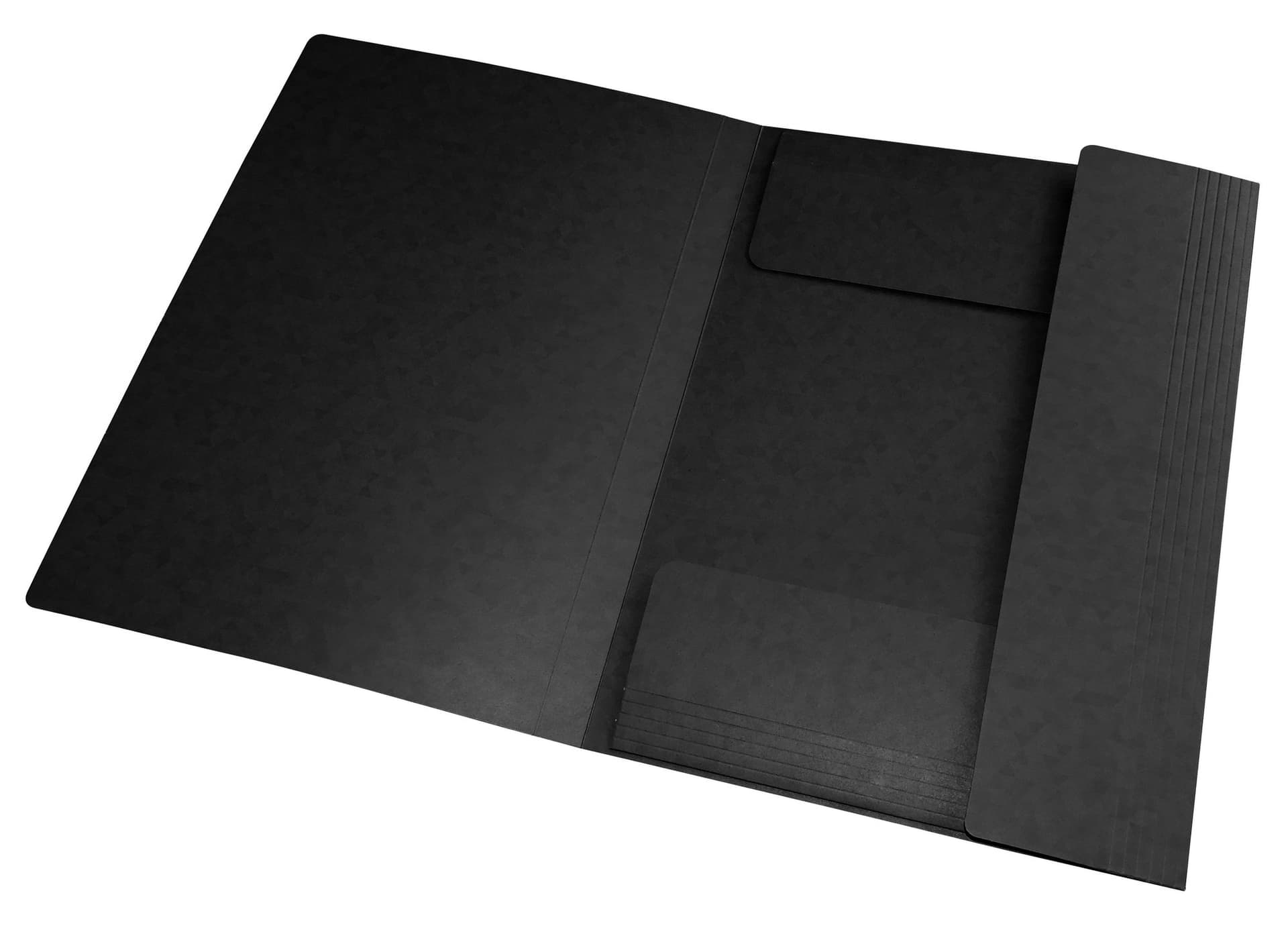 Elastomap Oxford Top File+ A3 3 kleppen 390gr zwart 2