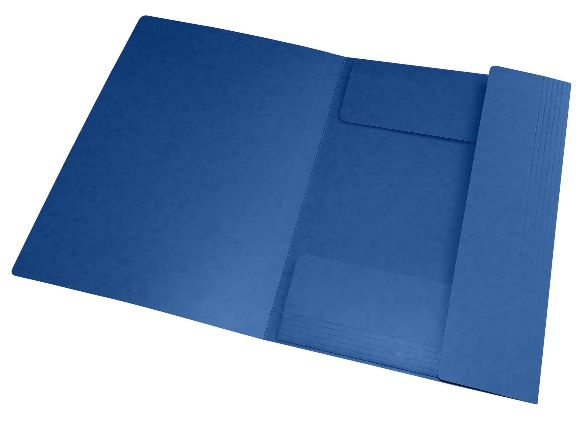 Elastomap Oxford Top File+ A4 3 kleppen 390gr blauw 2