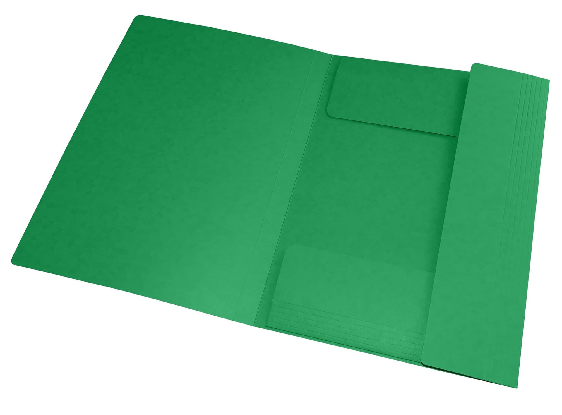 Elastomap Oxford Top File+ A4 3 kleppen 390gr groen 2