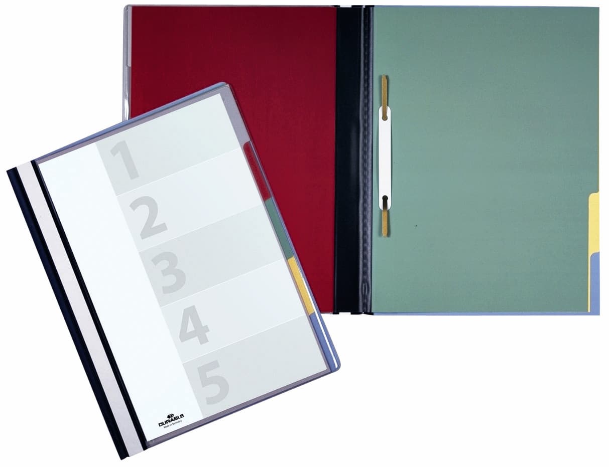 Organisatiemap Durable Divisoflex A4 blauw 4