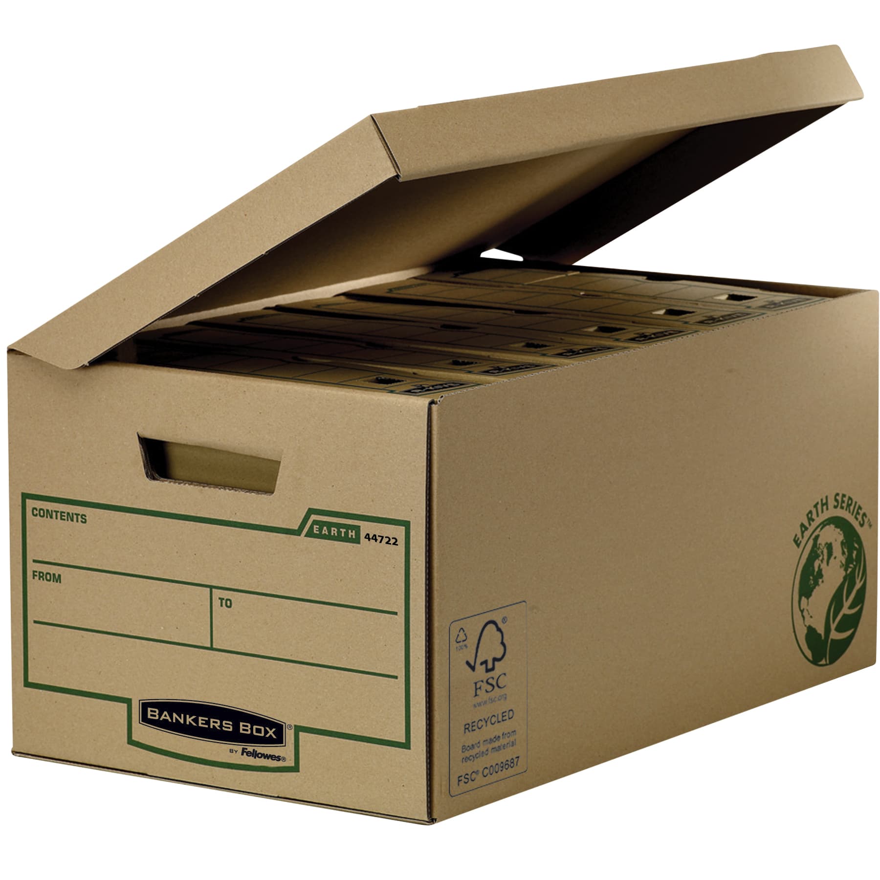 Opbergdoos Bankers Box Earth flip top bruin 2