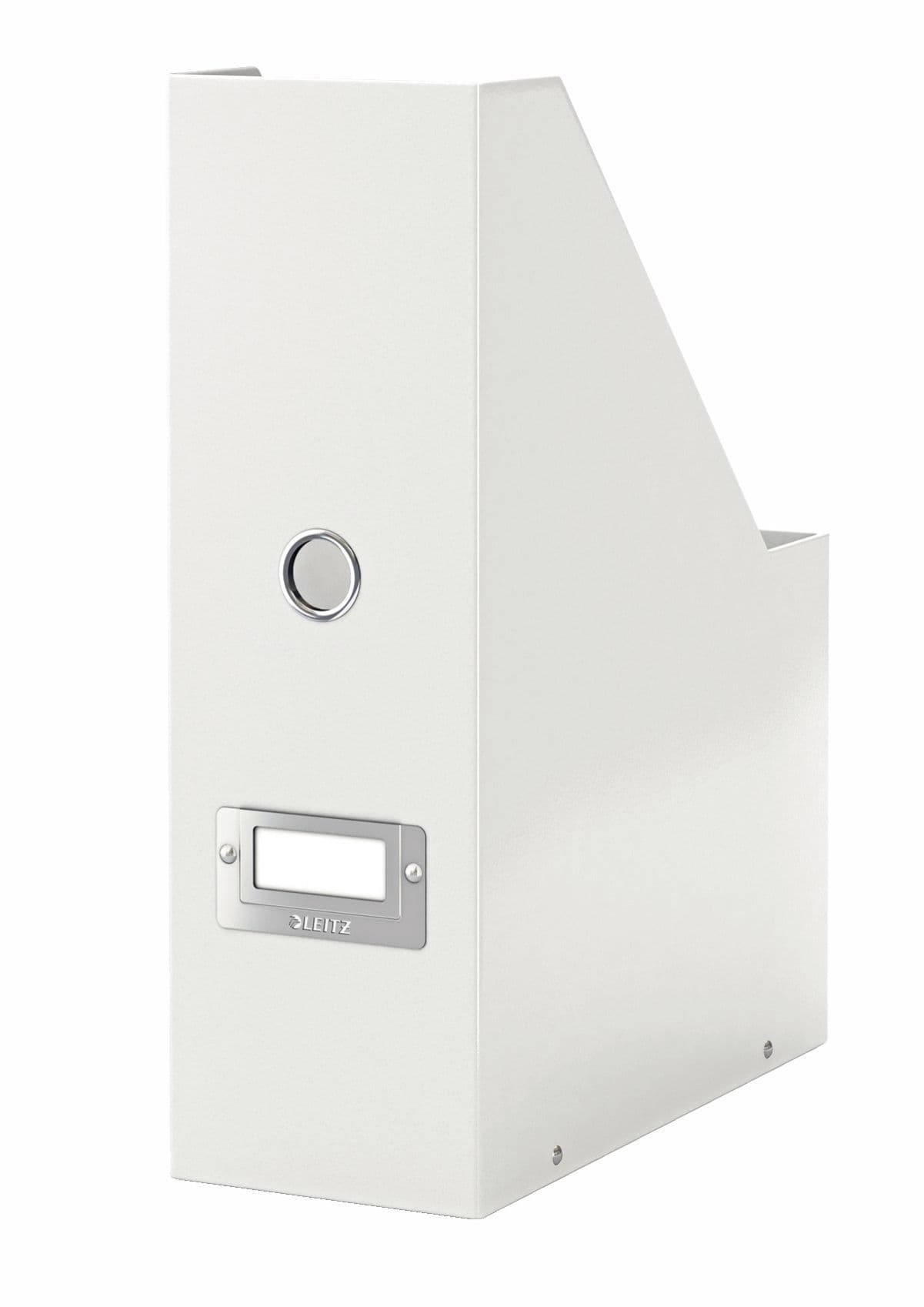 Tijdschriftencassette Leitz WOW click & store gerecycled karton wit 2