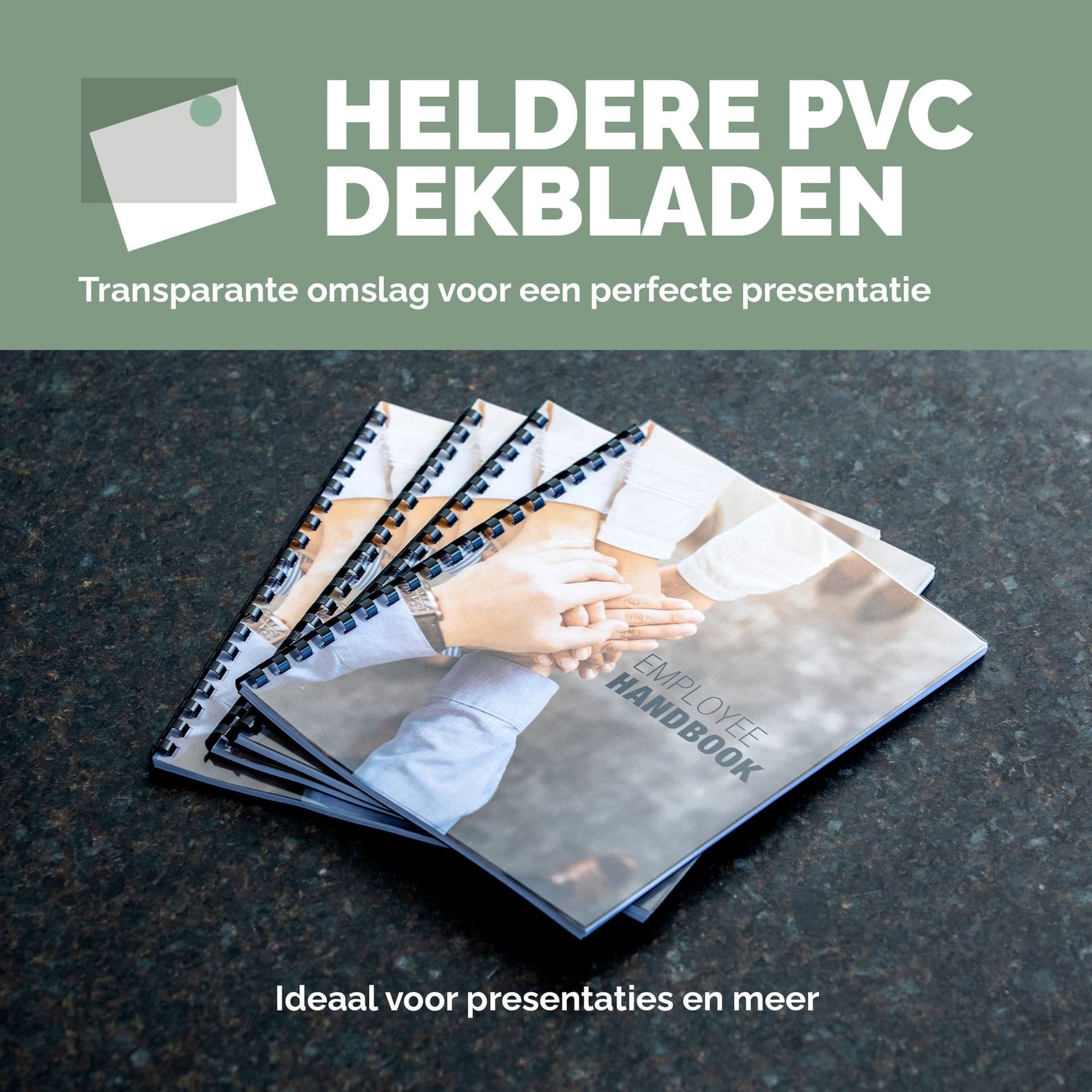 Voorblad Fellowes A4 PVC 240micron recycled 100 stuks 4