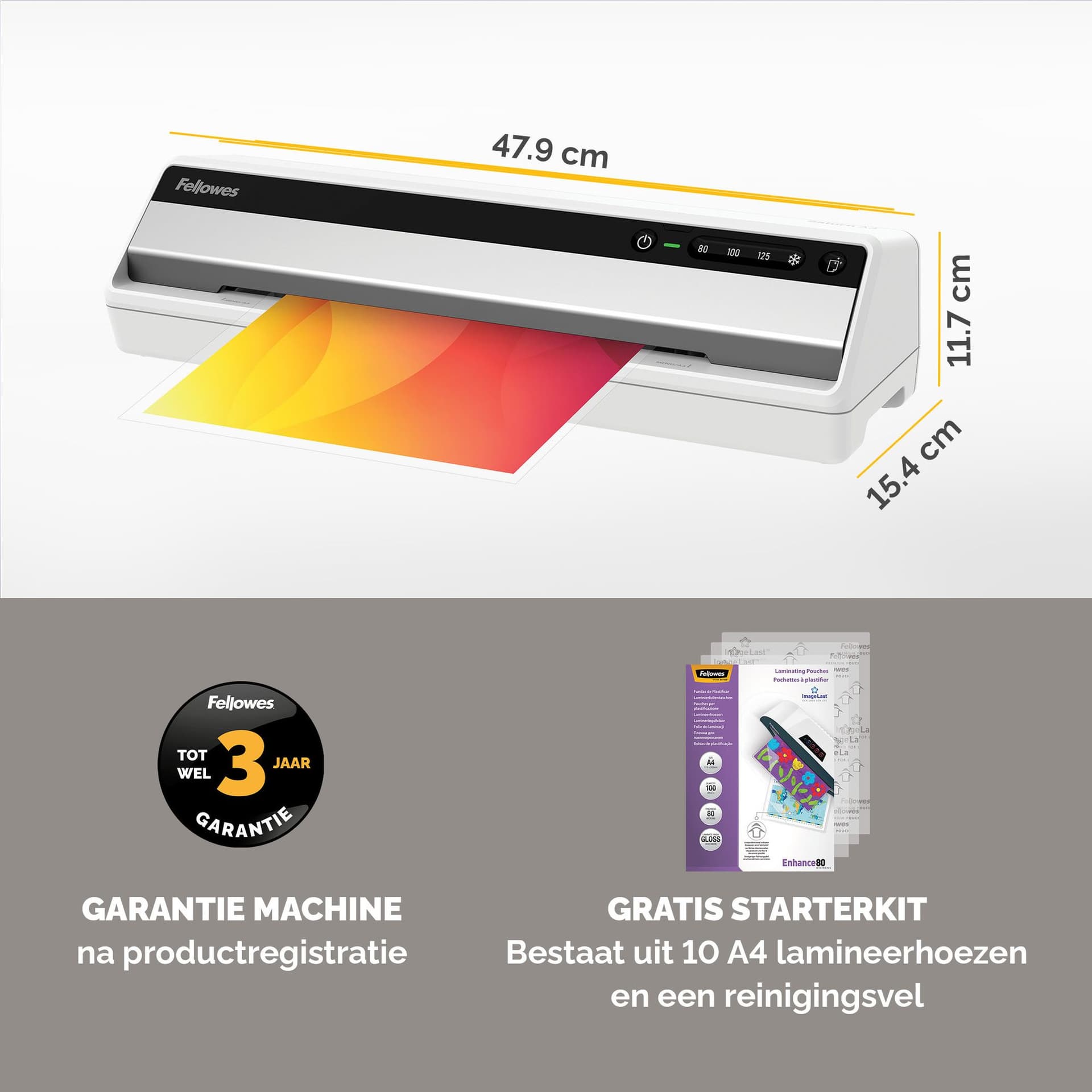 Lamineermachine Fellowes Saturn 3i A3 3