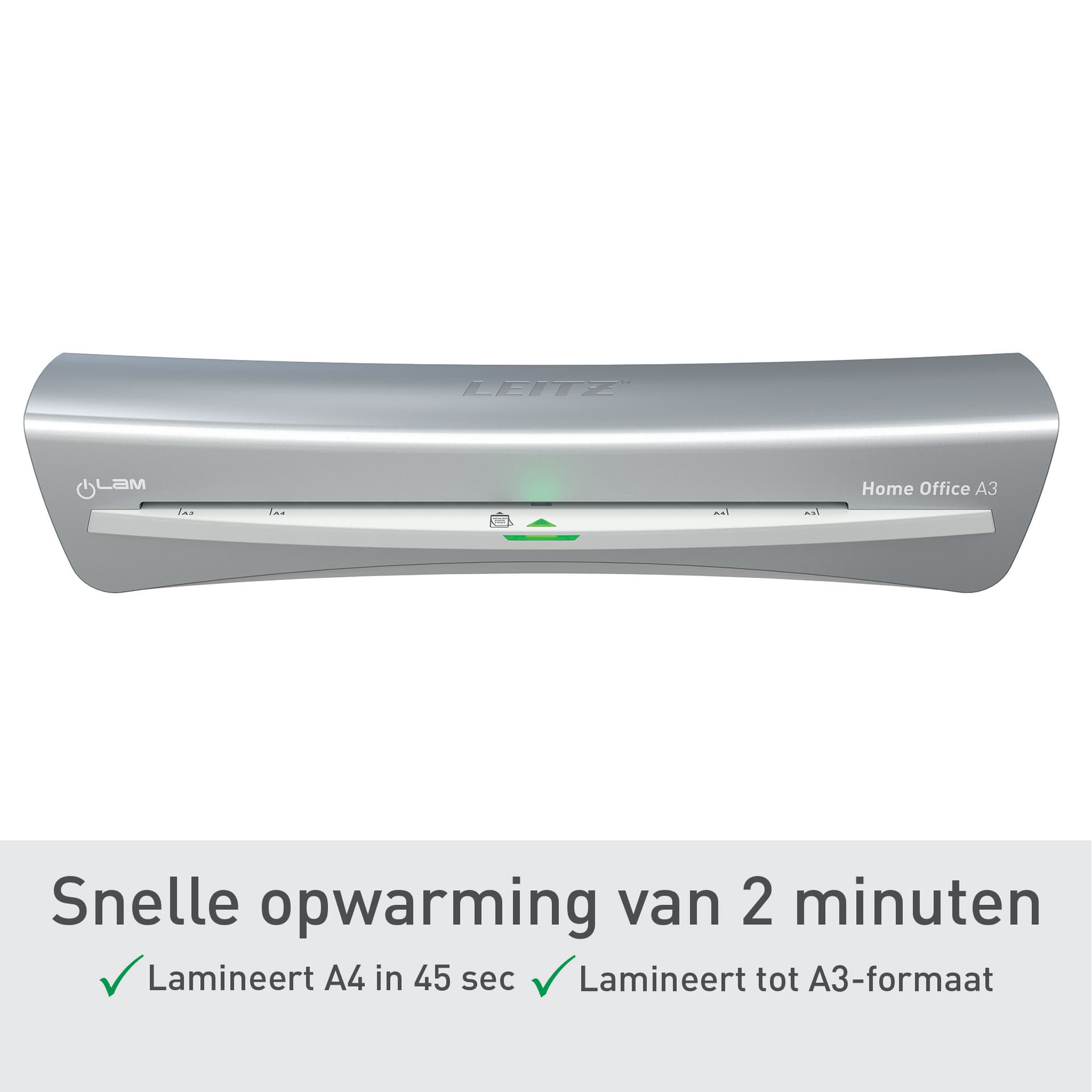 Lamineermachine Leitz iLAM Home Office A3 grijs 7