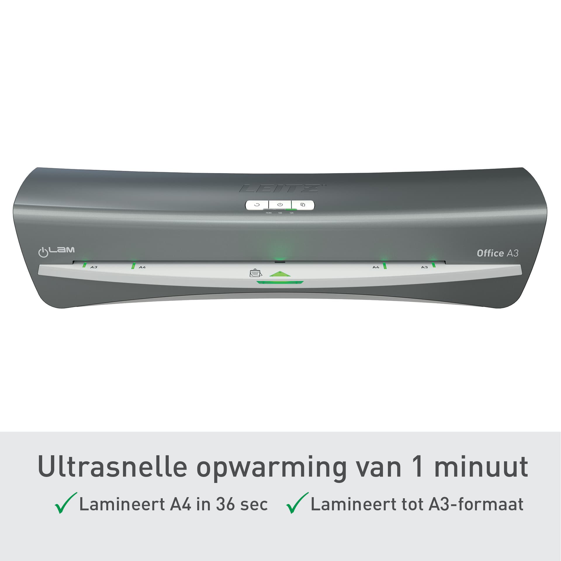 Lamineermachine Leitz iLAM Office A3 zilver 10