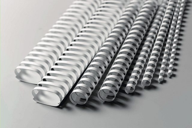 Bindrug GBC 8mm 21-rings A4 wit 100 stuks 3