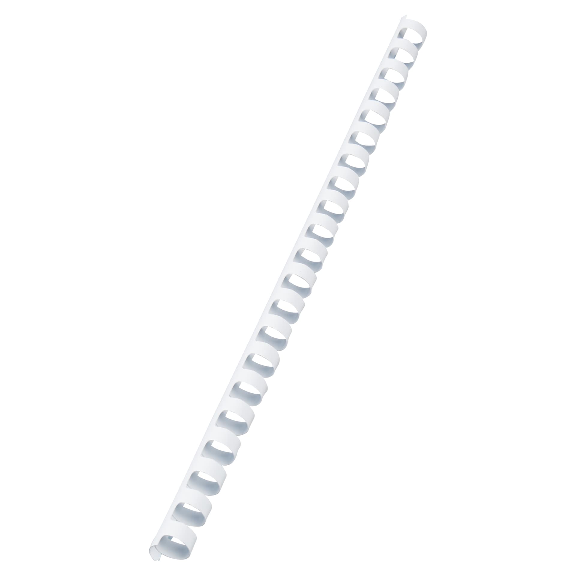 Bindrug GBC 12mm 21rings A4 wit 100 stuks 2