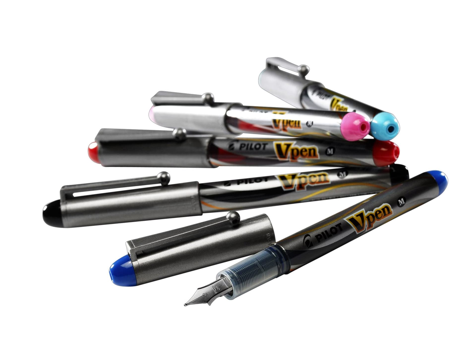 Vulpen Pilot Vpen medium zilver/blauw 6