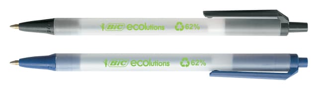 Balpen Bic Ecolutions medium blauw 2