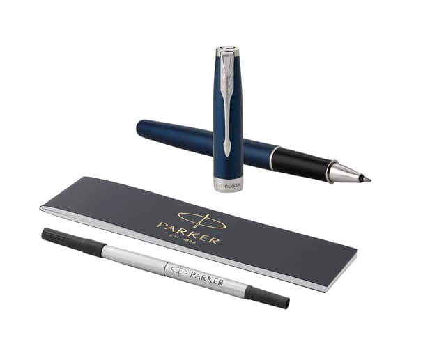 Rollerpen Parker Sonnet blue lacquer PT fijn 5