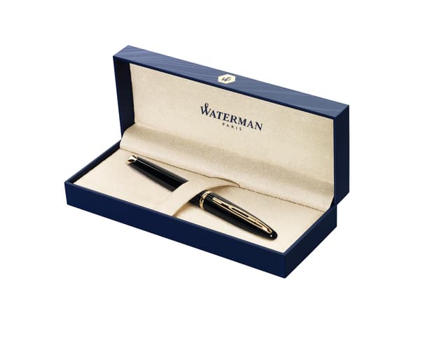 Vulpen Waterman Carene Sea black lacquer GT medium 2