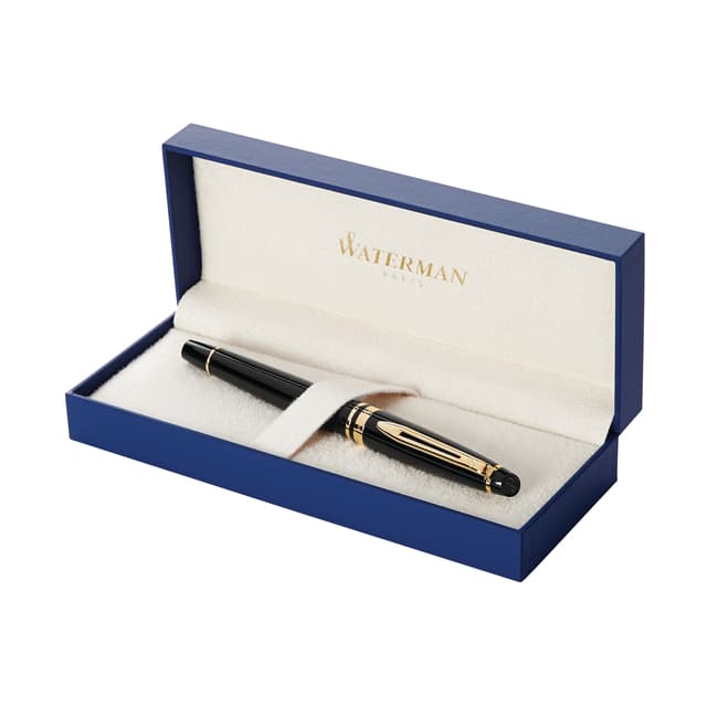 Vulpen Waterman Expert black lacquer GT fijn 2