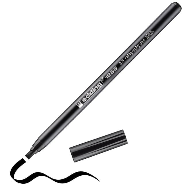 Kalligrafiepen edding 1255 3.5mm zwart 3