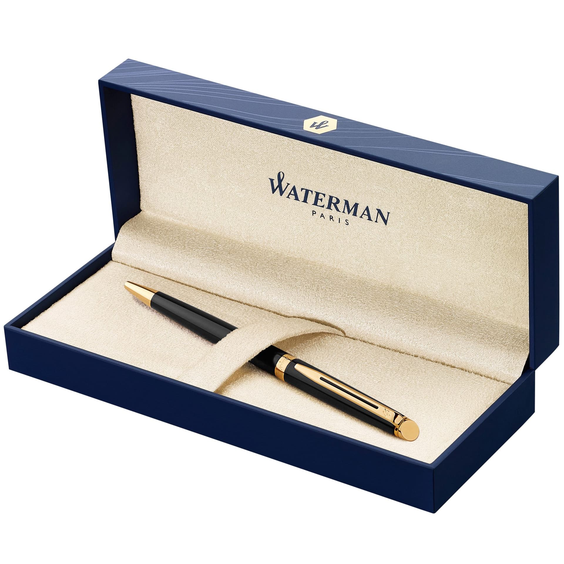 Balpen Waterman Hémisphère black lacquer GT medium 3
