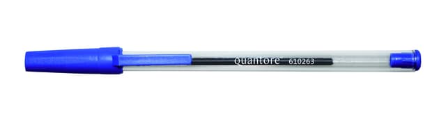 Balpen Quantore Stick blauw medium 2