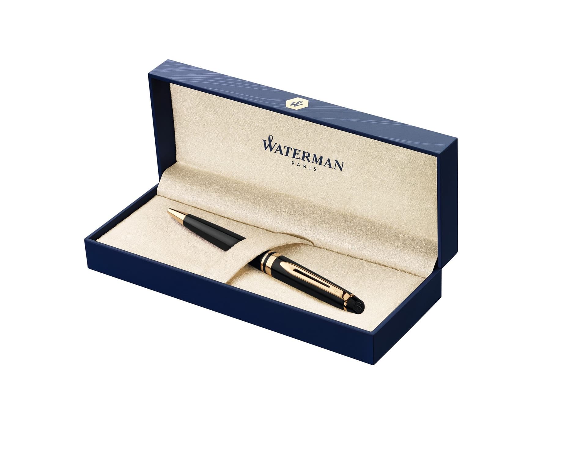 Balpen Waterman Expert black lacquer GT medium 3