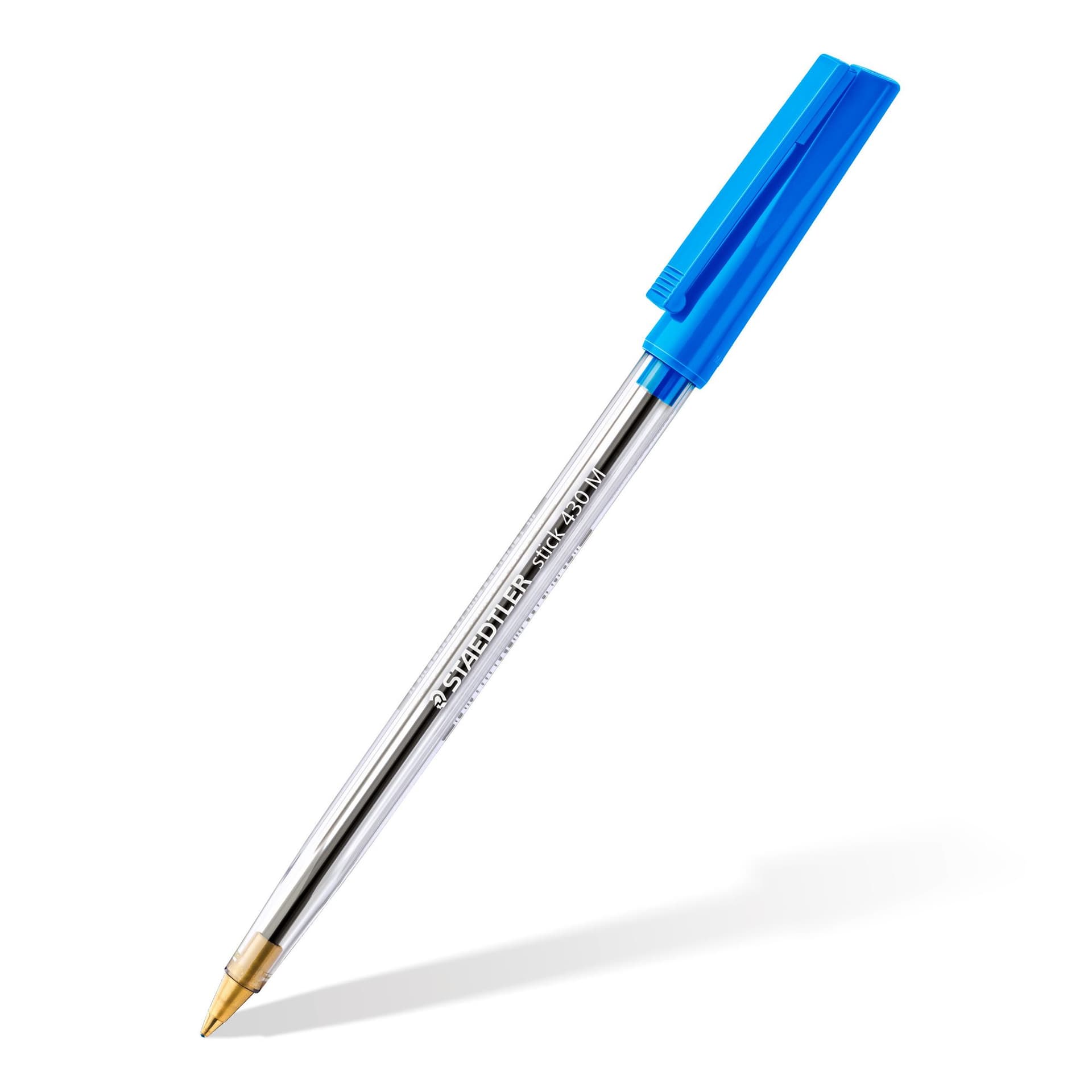 Balpen Staedtler Stick 430 medium blauw 2