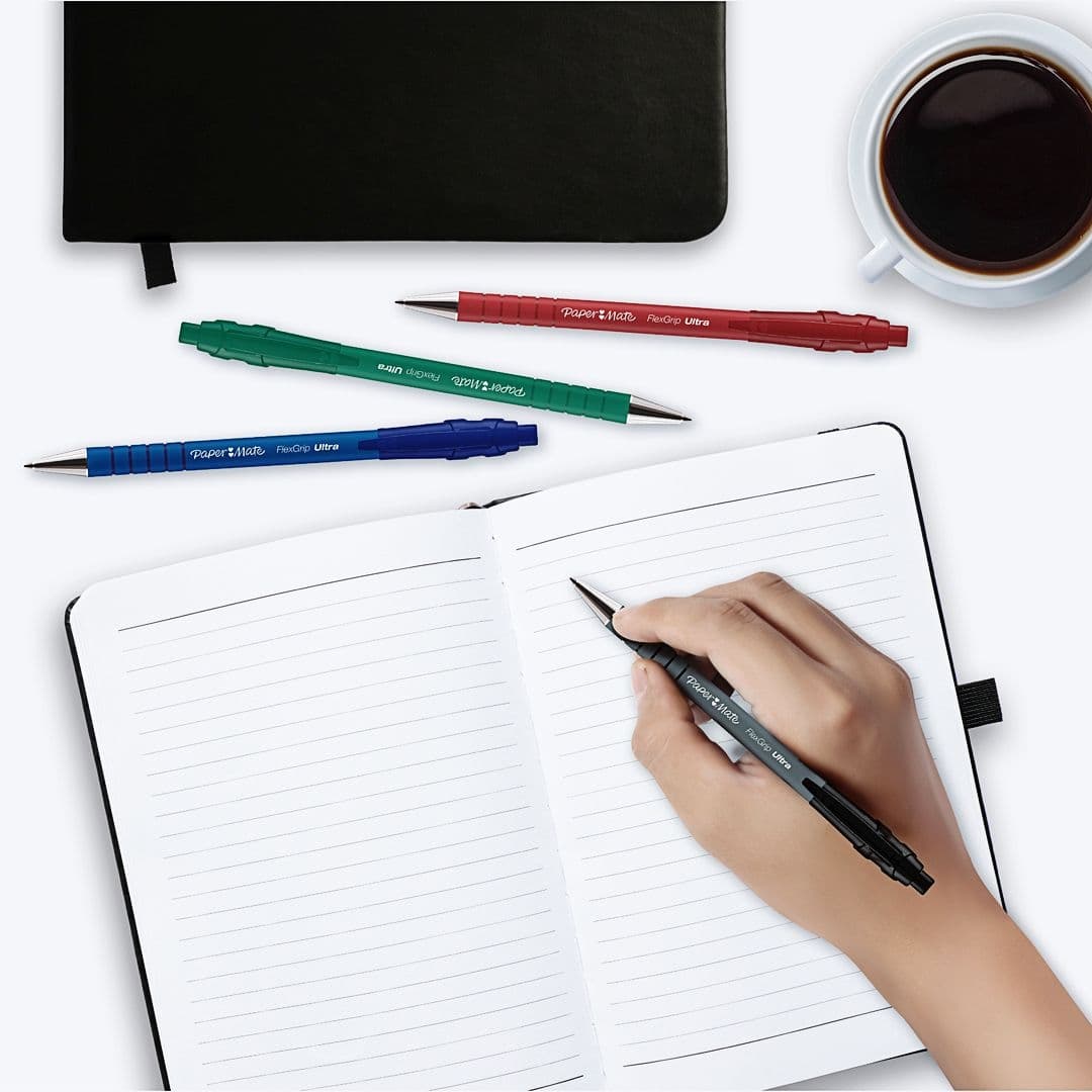 Balpen Paper Mate Flexgrip Ultra medium zwart 7
