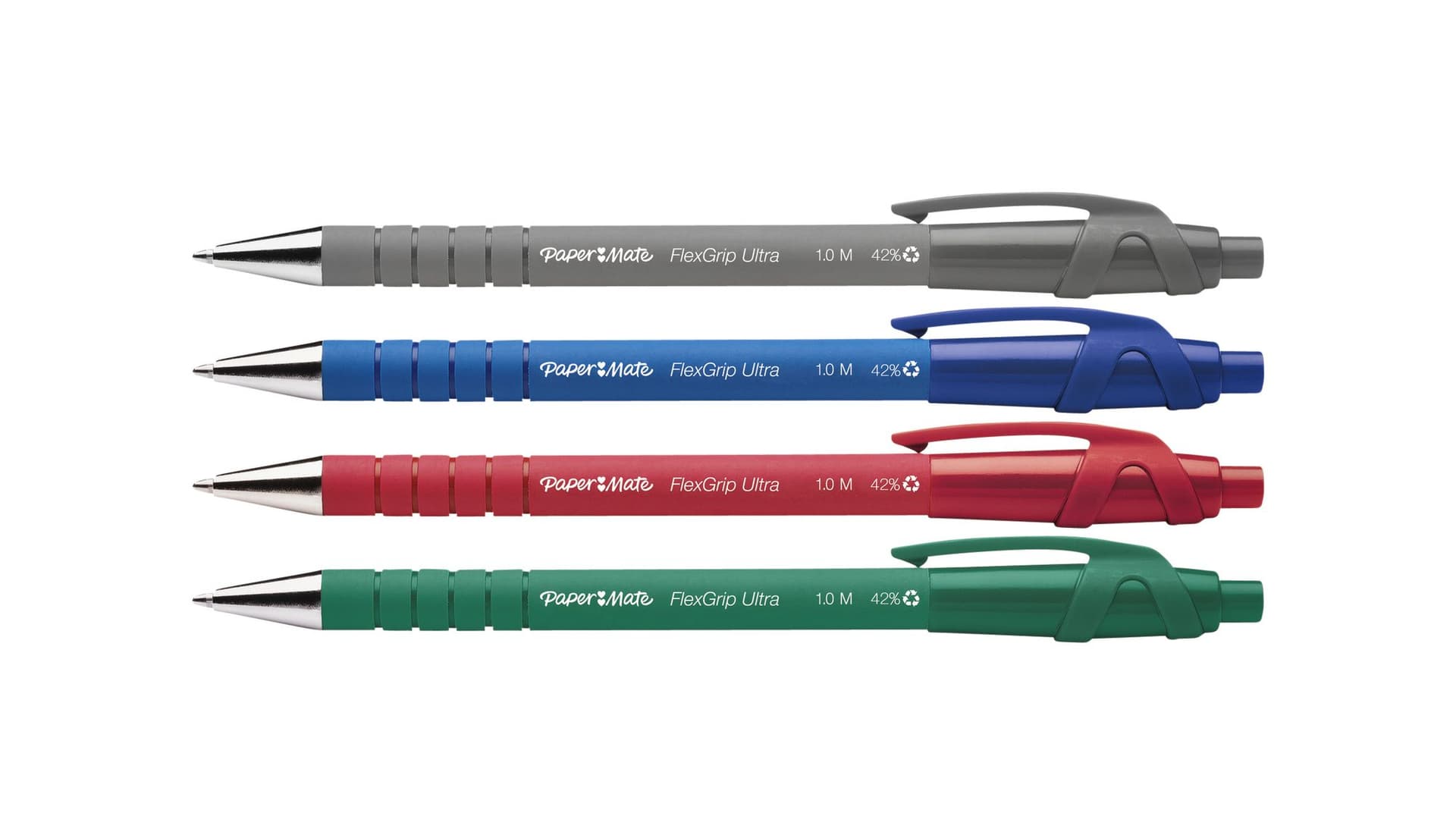 Balpen Paper Mate Flexgrip Ultra medium groen 4
