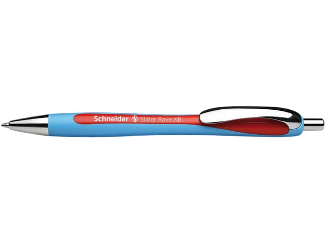 Balpen Schneider Slider Rave extra breed rood 2