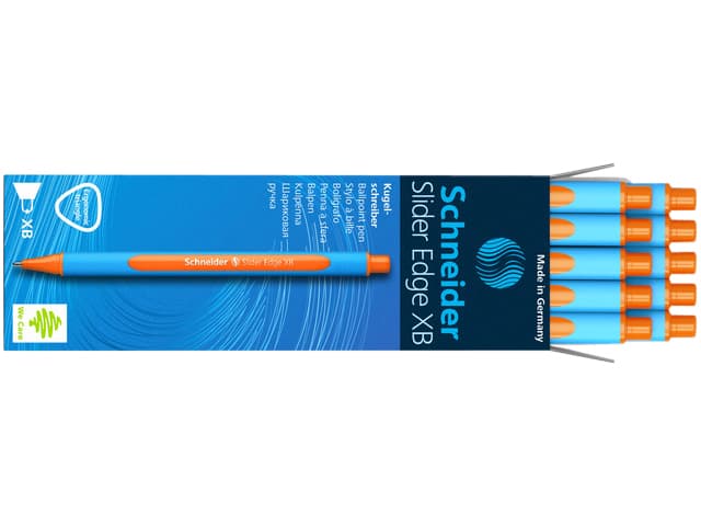 Balpen Schneider Slider Edge extra breed oranje 5