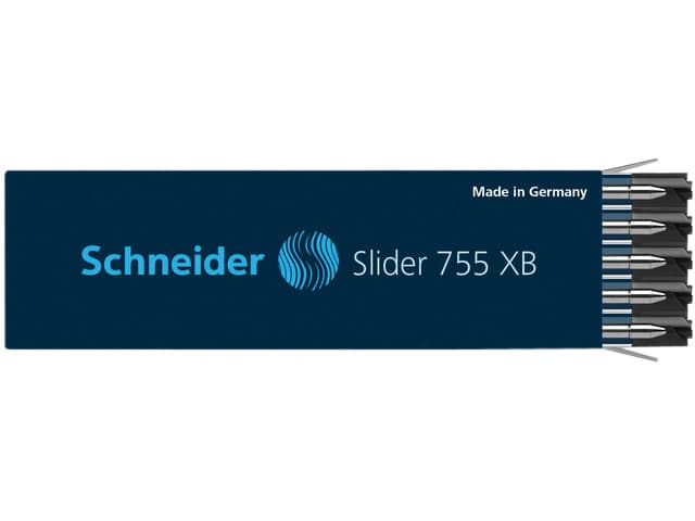 Balpenvulling Schneider 755 Slider Jumbo extra breed zwart 2