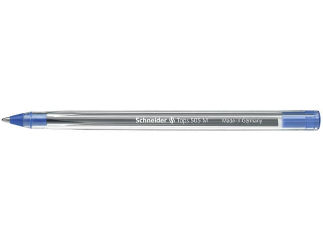 Balpen Schneider Tops 505 medium blauw 4