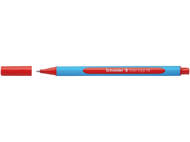 Balpen Schneider Slider Edge extra breed rood 2