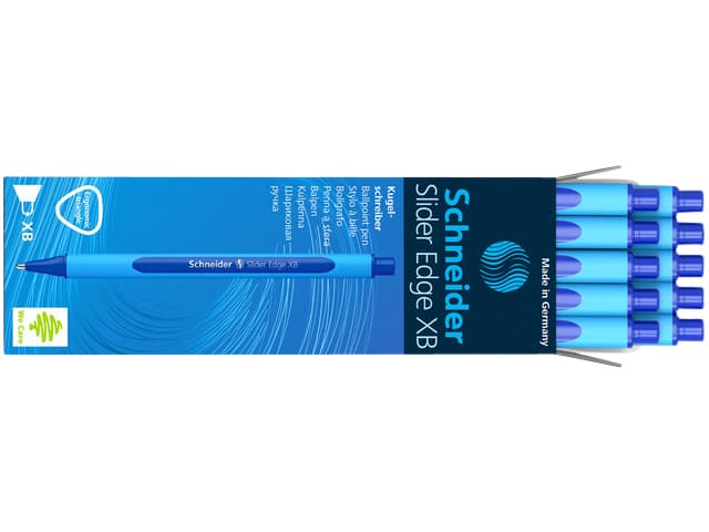 Balpen Schneider Slider Edge extra breed blauw 3