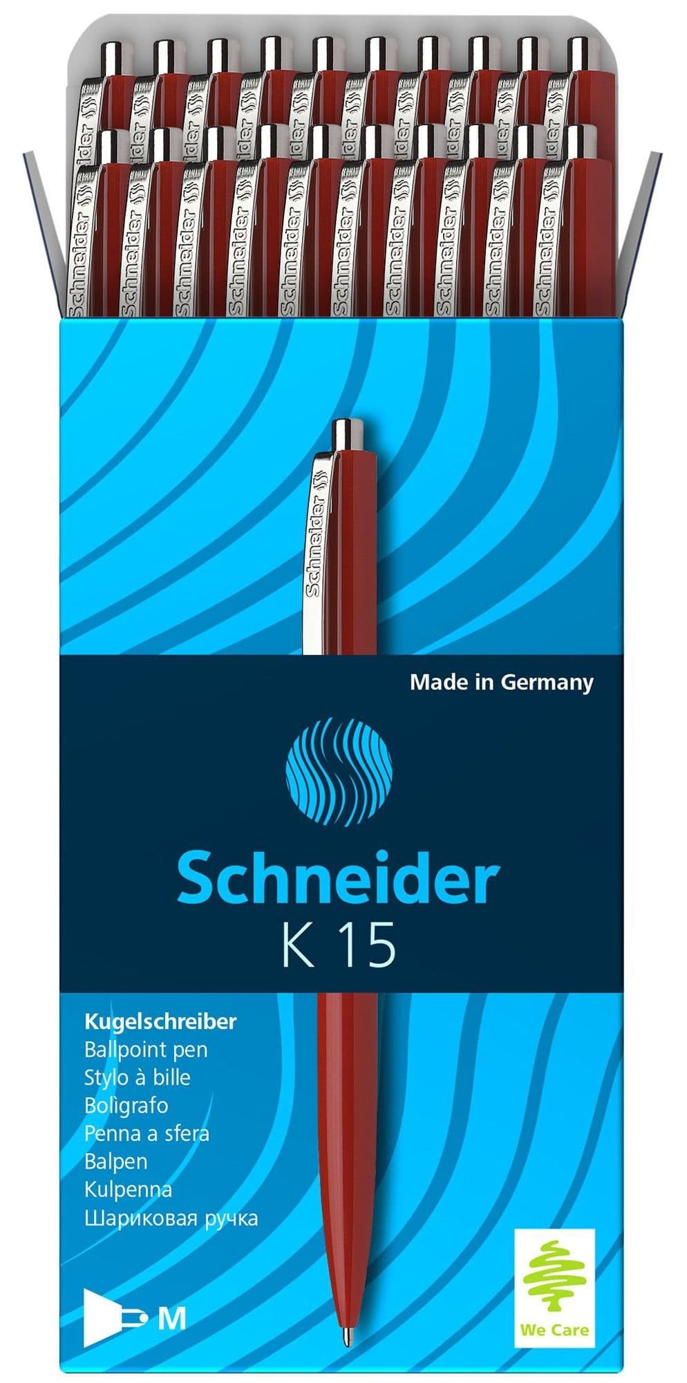 Balpen Schneider K15 medium rood 2