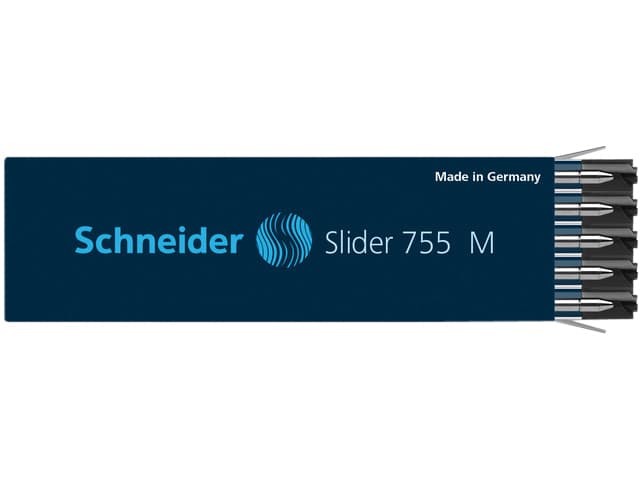Balpenvulling Schneider 755 Slider Jumbo medium zwart 2