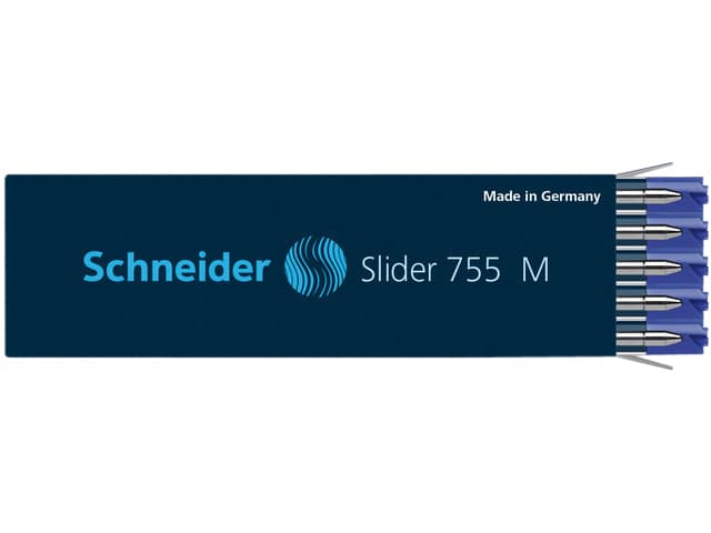 Balpenvulling Schneider 755 Slider Jumbo medium blauw 2