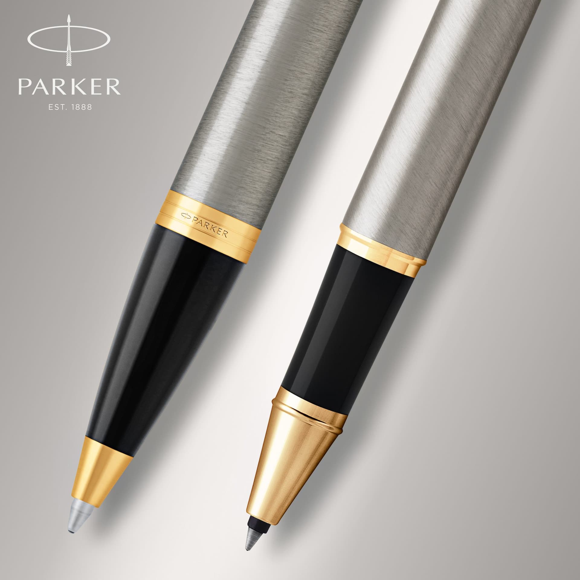 Balpen en Rollerpen Parker IM brushed metal GT medium 2 stuks 4