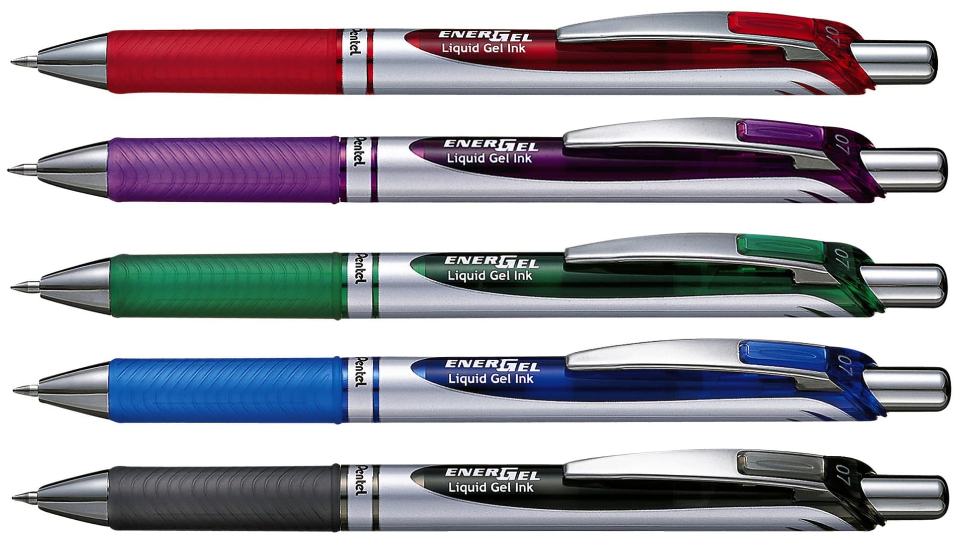 Gelschrijver Pentel BL77 Energel medium groen 3