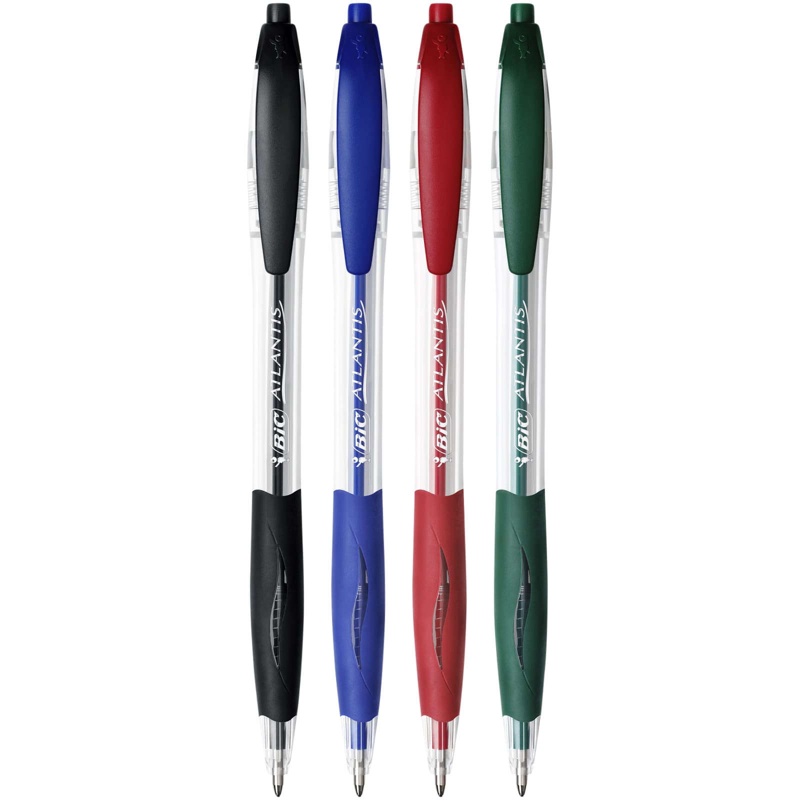 Balpen Bic Atlantis classic grip clic medium zwart 2