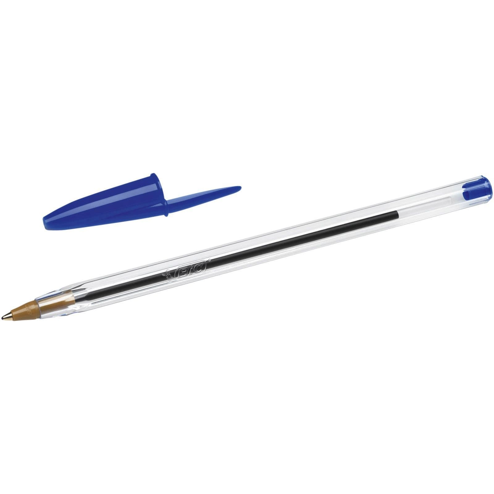 Balpen Bic Cristal medium blauw 2