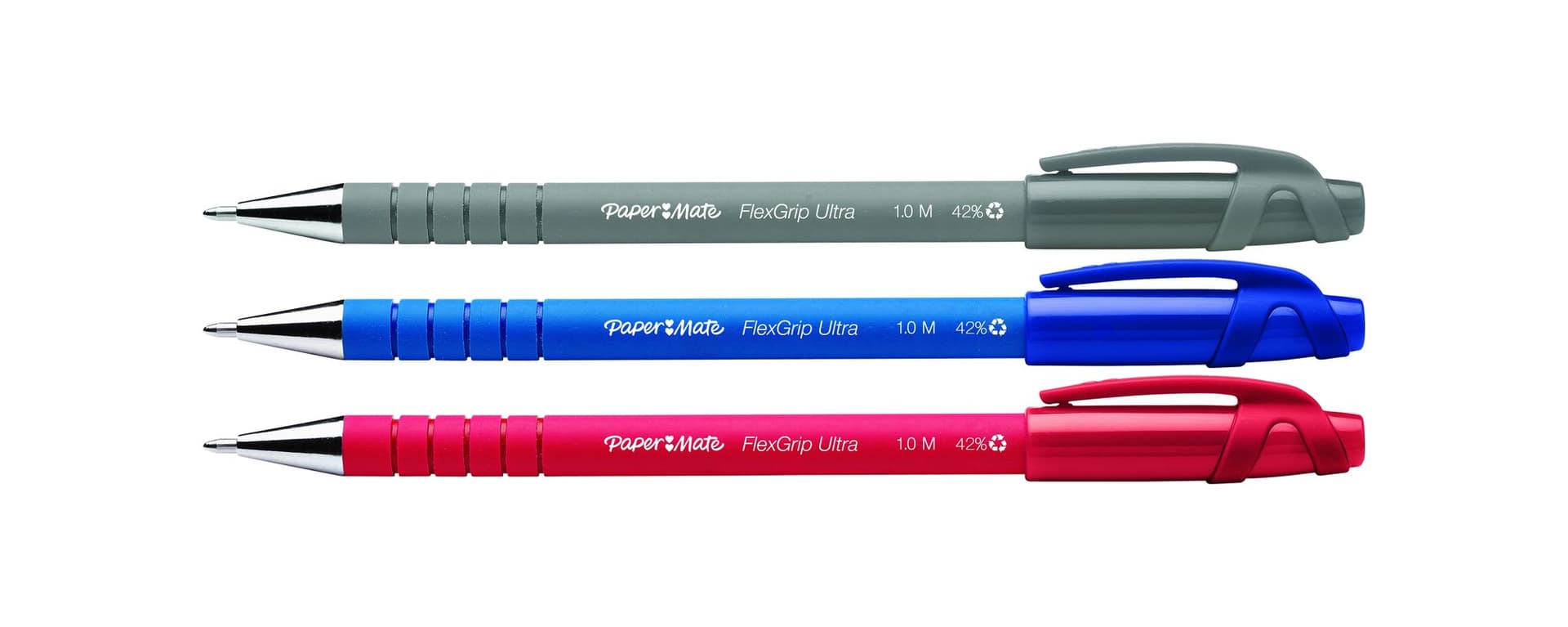 Balpen Paper Mate Flexgrip Ultra stick medium zwart 2