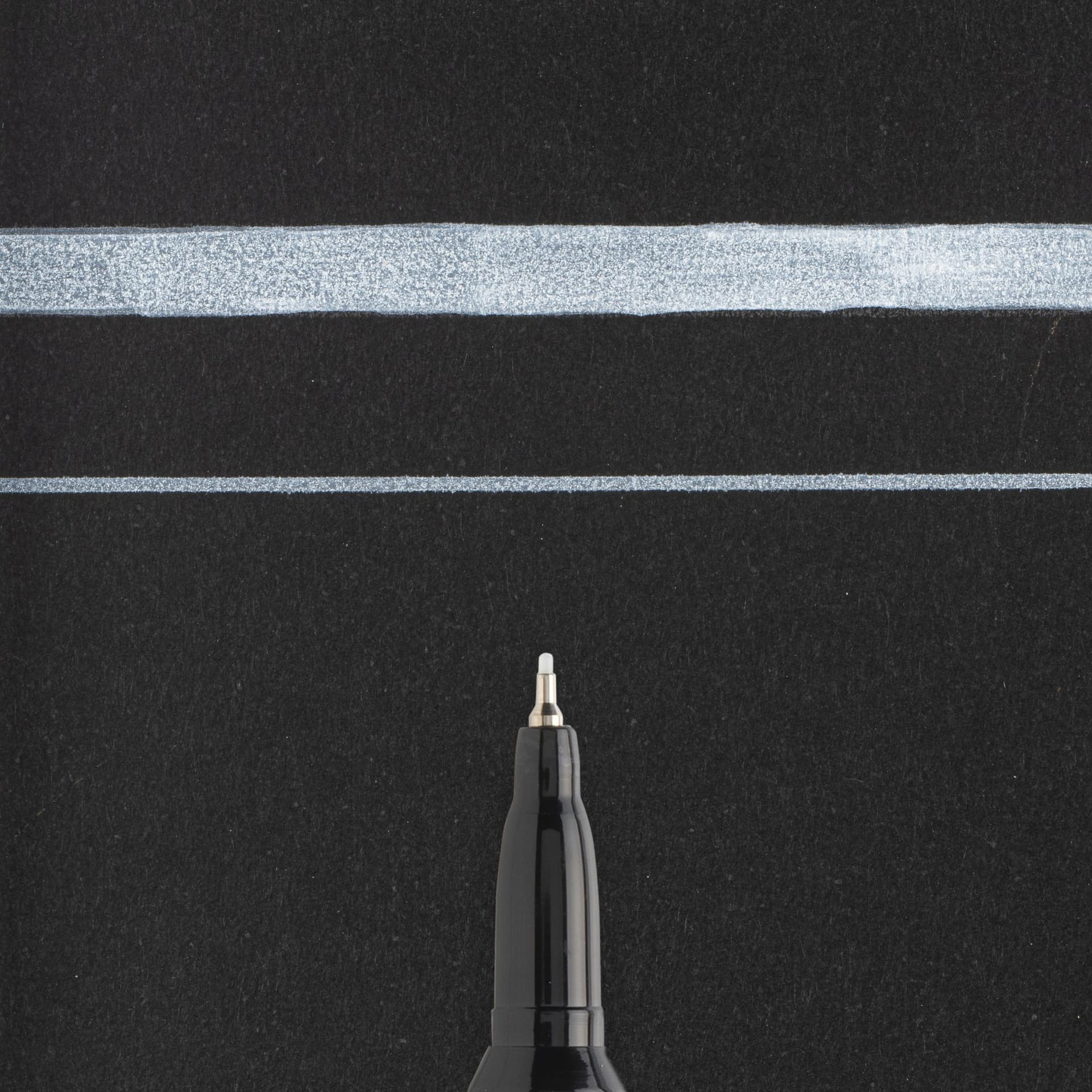 Viltstift Sakura Pen-touch extra fijn wit 3