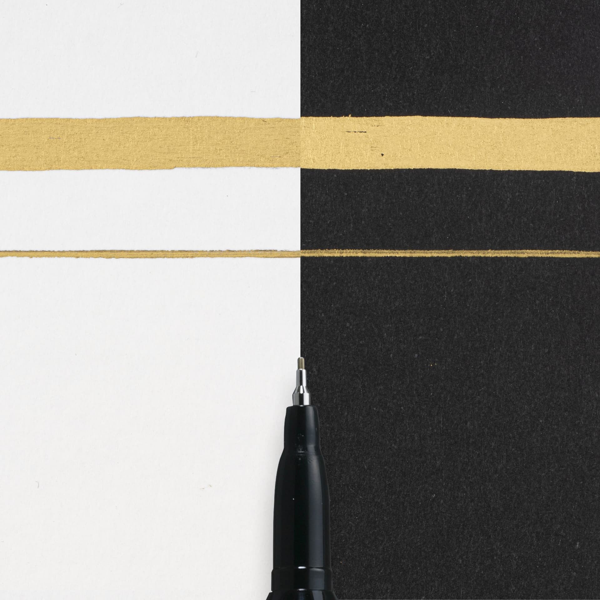 Viltstift Sakura Pen-touch extra fijn goud 3