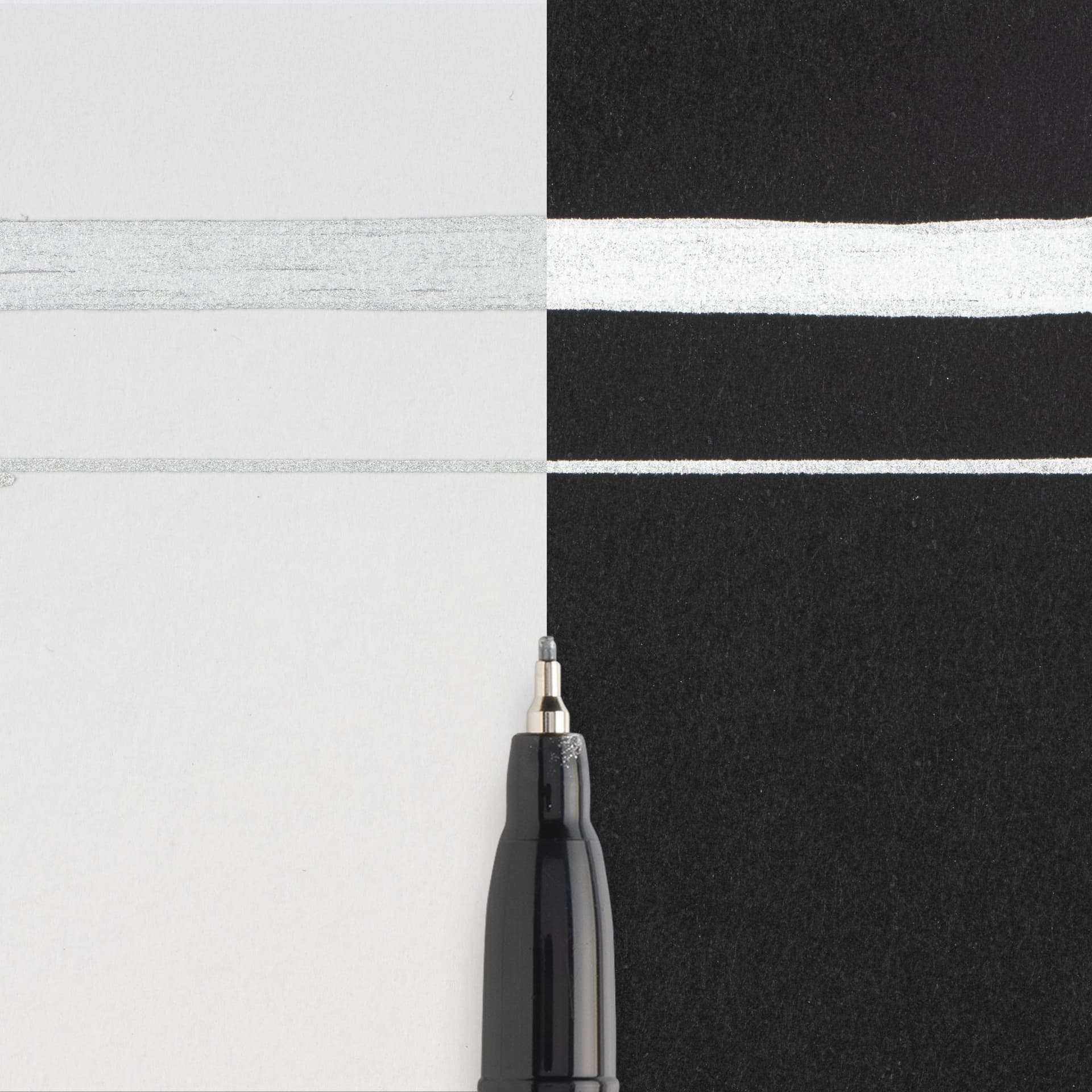 Viltstift Sakura Pen-touch extra fijn zilver 3