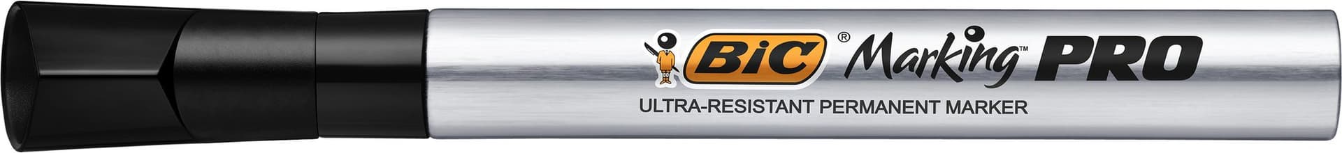 Viltstift Bic Pro rond medium zwart 2