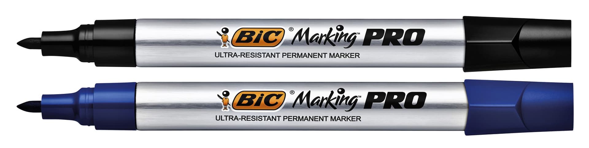 Viltstift Bic Pro rond medium zwart 4