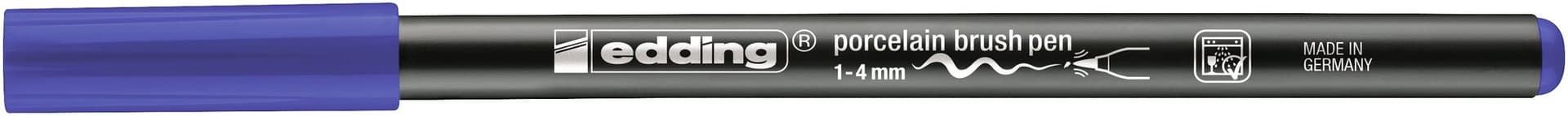 Brushpen edding 4200 porselein blauw 3