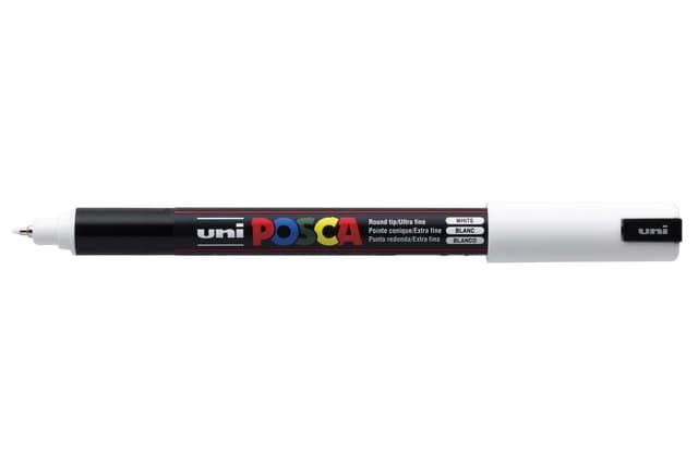 Paintmarker Uni POSCA PC1MR extra fijn wit