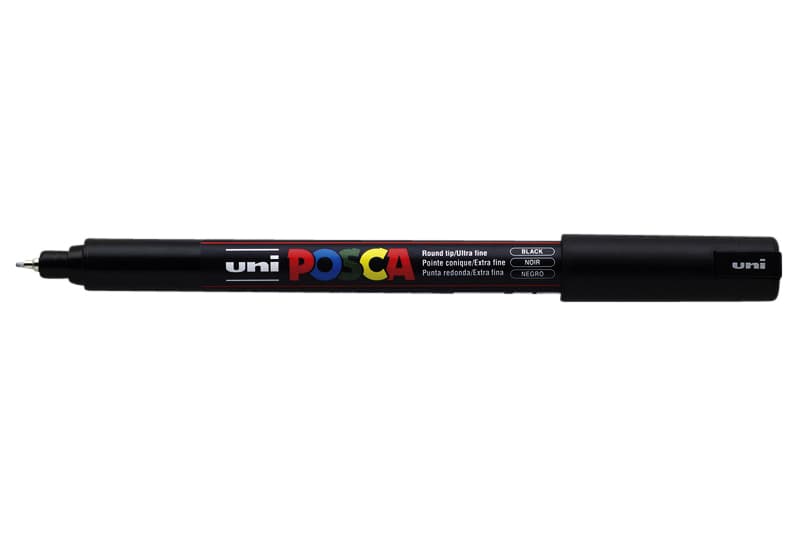 Paintmarker Uni POSCA PC1MR extra fijn zwart