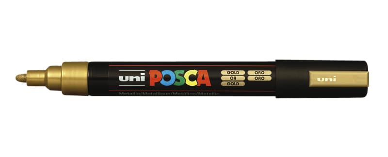 Paintmarker Uni POSCA PC5M medium goud