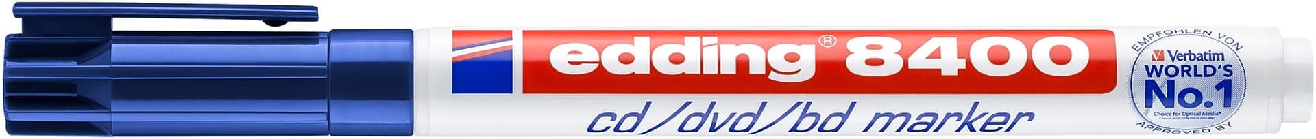 Cd marker edding 8400 rond 0.5-1.0mm blauw 2